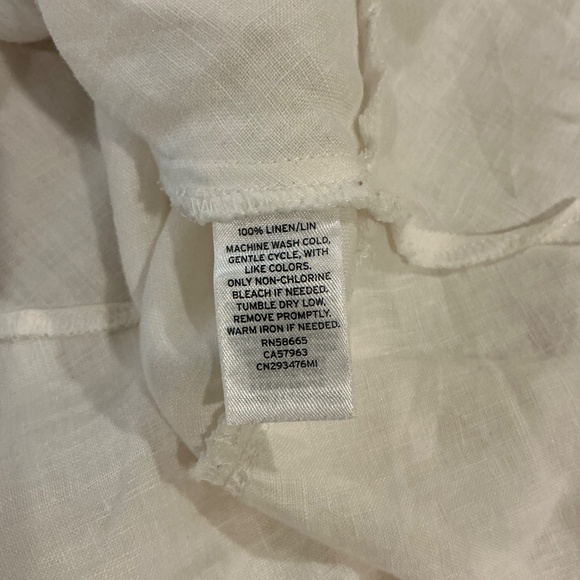 Caslon Linen Skirt, Size Medium - Picture 4 of 4